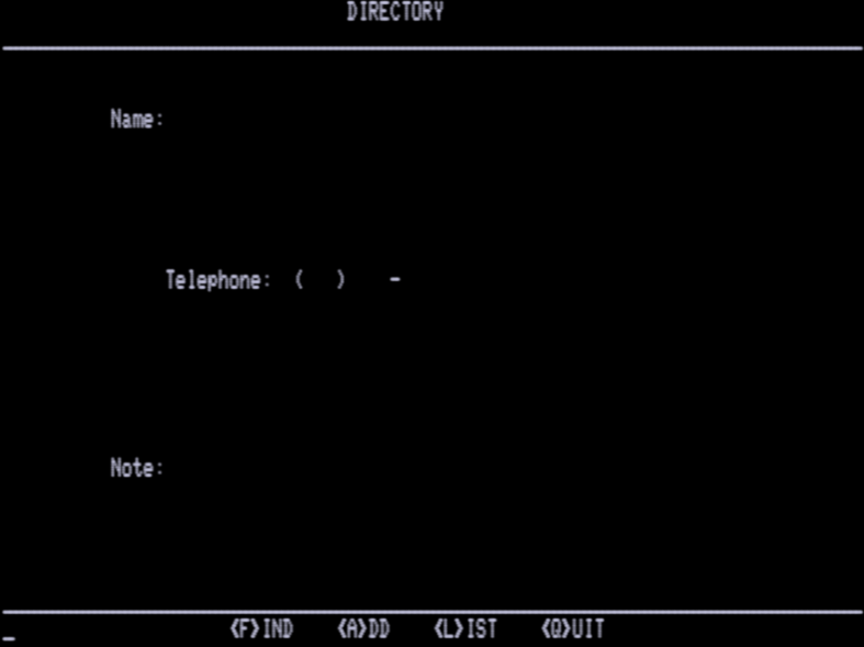 Screen shot